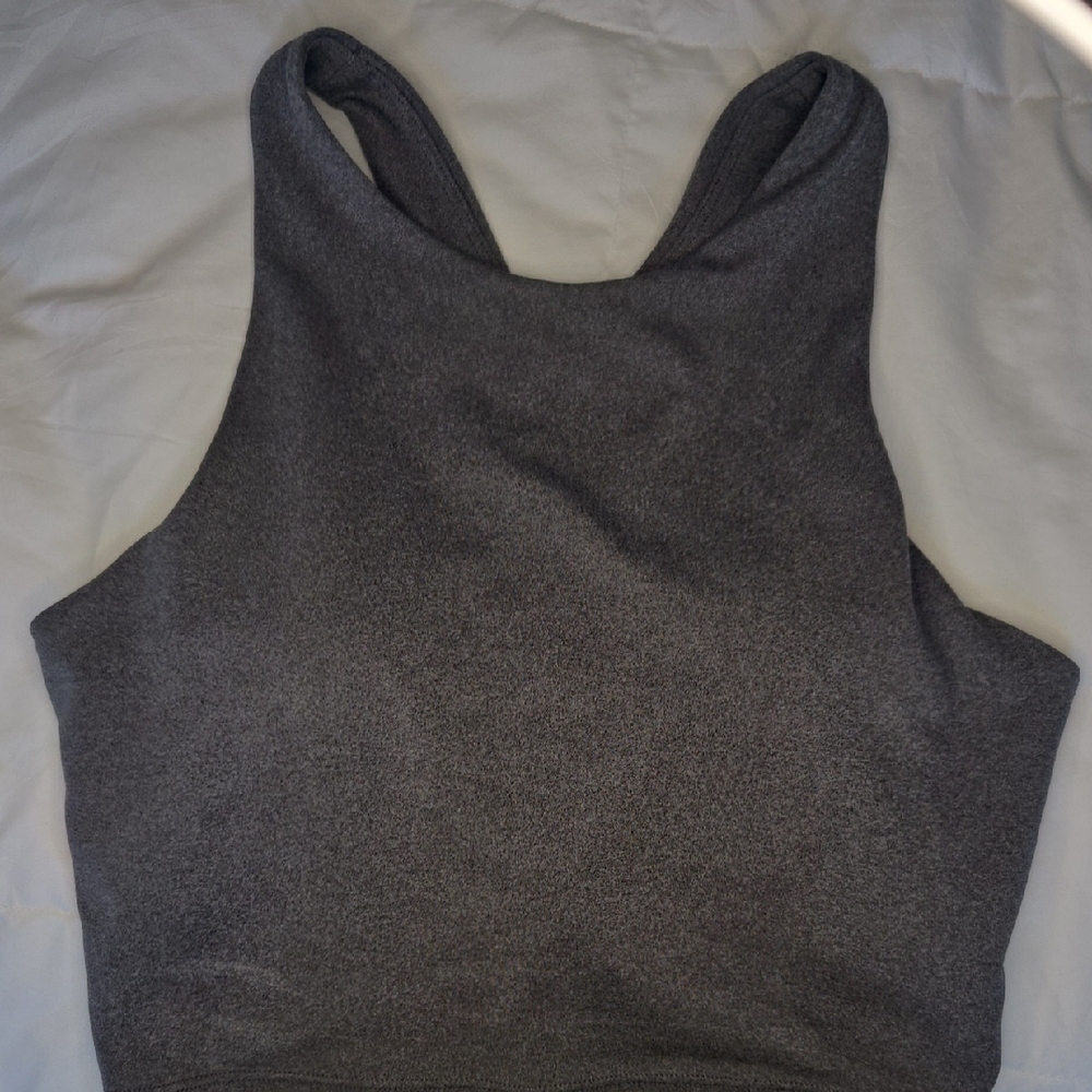 Athleta Charcoal Sleeveless Top
